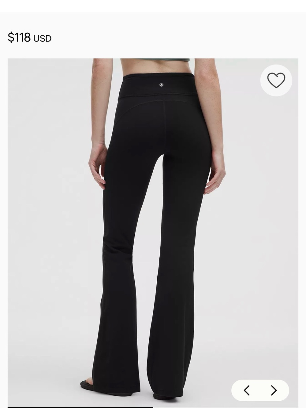 lululemon Black Flare Leggings